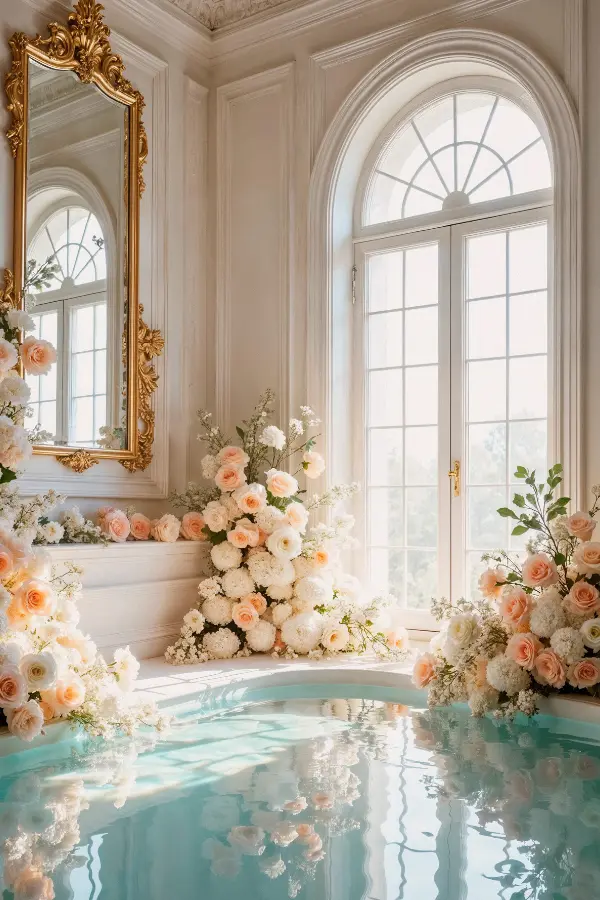 Verrerie décorative mise en situation, verre soufflé et reflets