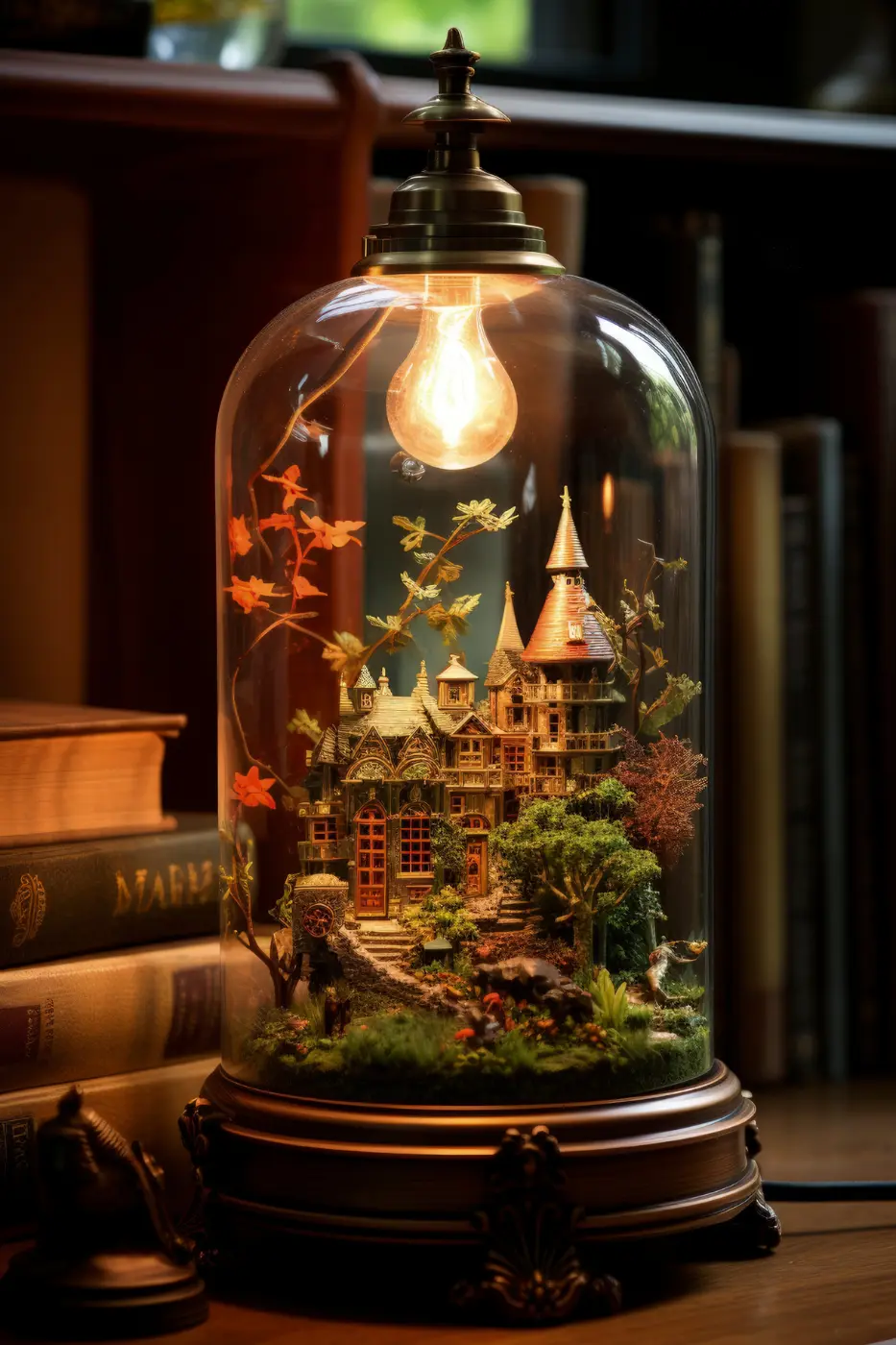 Cloches et dômes en verre pour mise en scène d’objets et protection de poussière